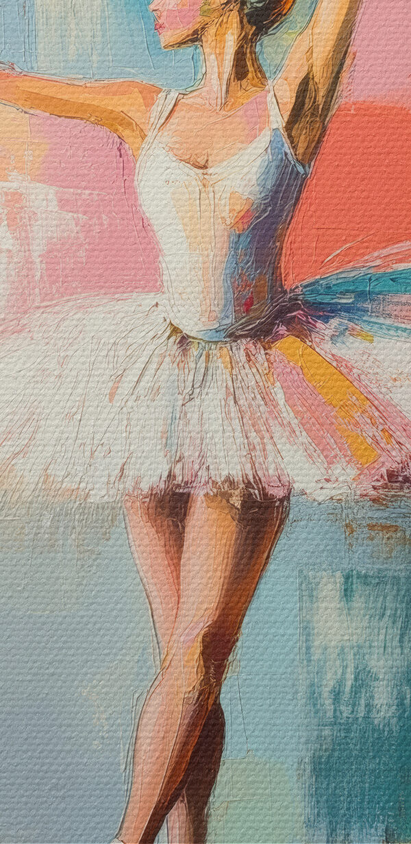 Dansende vrouw in een tutu Dansende vrouw in een tutu