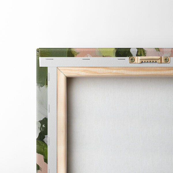 Schilderij van bloemen en bladeren Schilderij van bloemen en bladeren