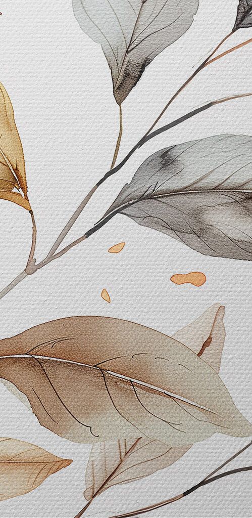 Branch with leaves on it Branch with leaves on it