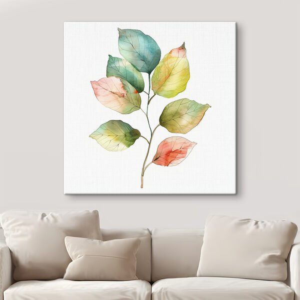 Aquarel van een blad Aquarel van een blad