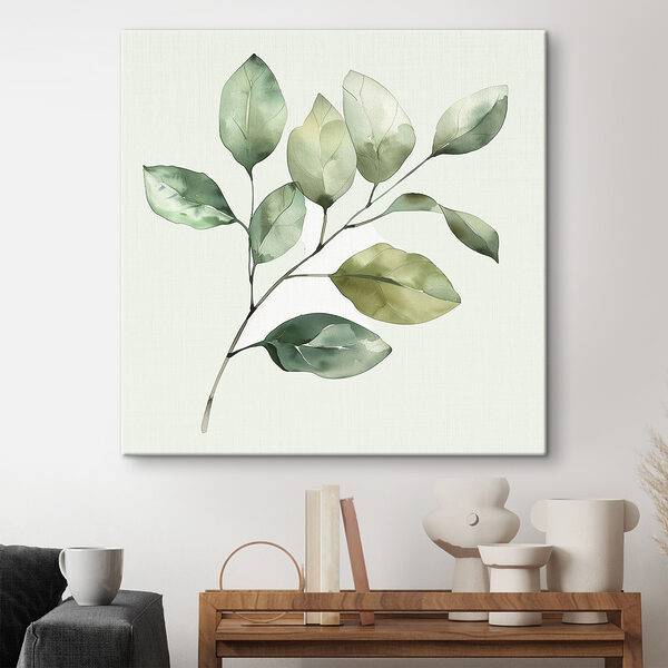 Groene bladplant met witte achtergrond Groene bladplant met witte achtergrond