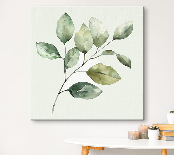 Groene bladplant met witte achtergrond Groene bladplant met witte achtergrond