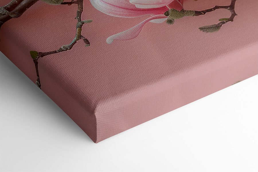 Tak met bloemen erop