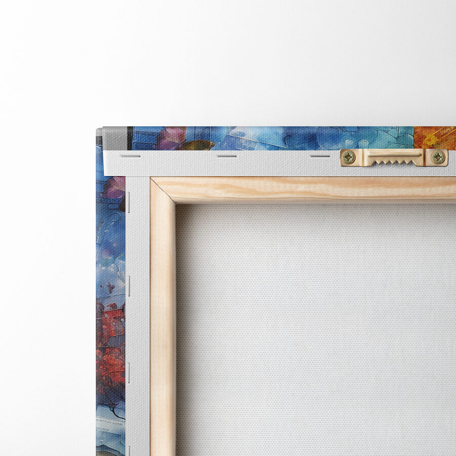 Schilderij van een boom en een pad