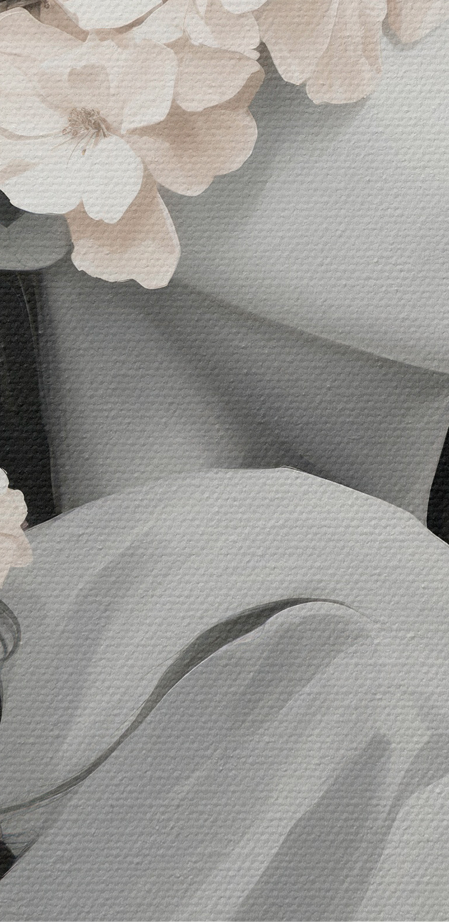 Vrouw met bloemen op haar hoofd