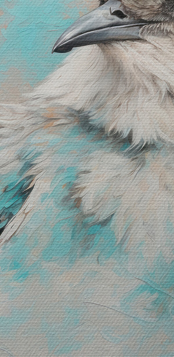 Schilderij van een vogel Schilderij van een vogel