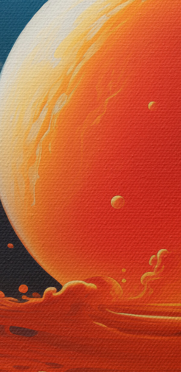 Huis aan de hemel met planeten Huis aan de hemel met planeten