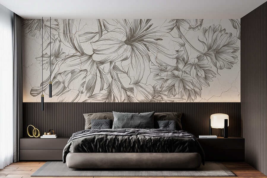 Fotobehang Close-up van bloemen - Afbeelding 3