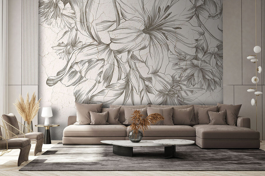 Fotobehang Close-up van bloemen - Afbeelding 5