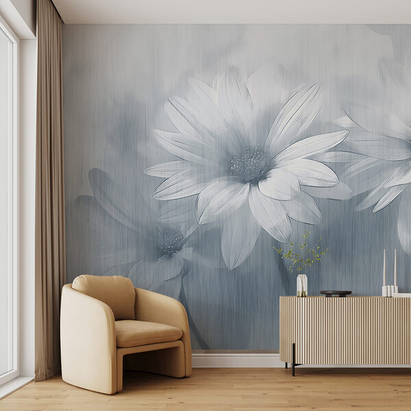 Groep witte bloemen Groep witte bloemen