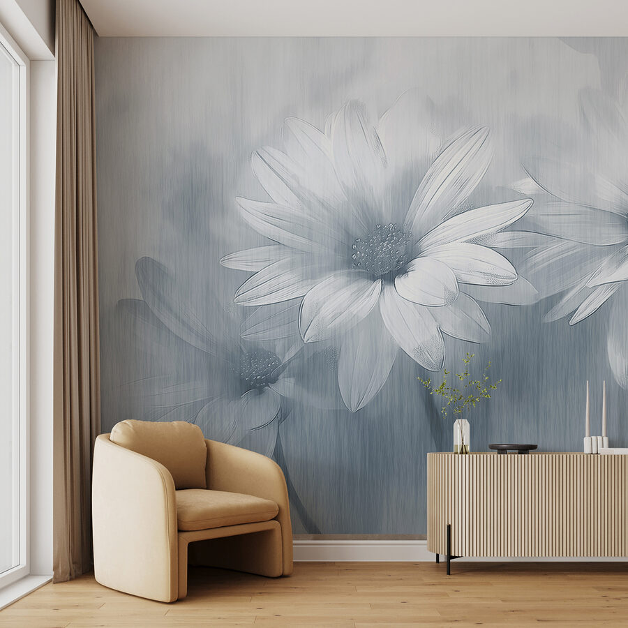 Groep witte bloemen Groep witte bloemen