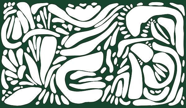 Wit en groen patroon Wit en groen patroon