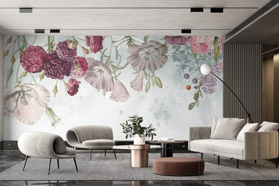Fotobehang Close-up van bloemen - Afbeelding 3