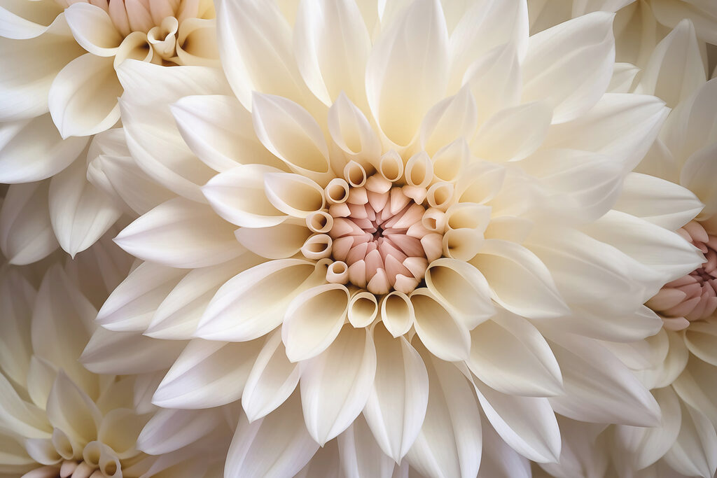 Close-up van een witte bloem Close-up van een witte bloem