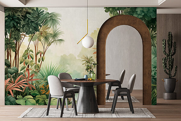 Aquarel van een bos w01784pig9r 600x400 - Aquarel van een bos