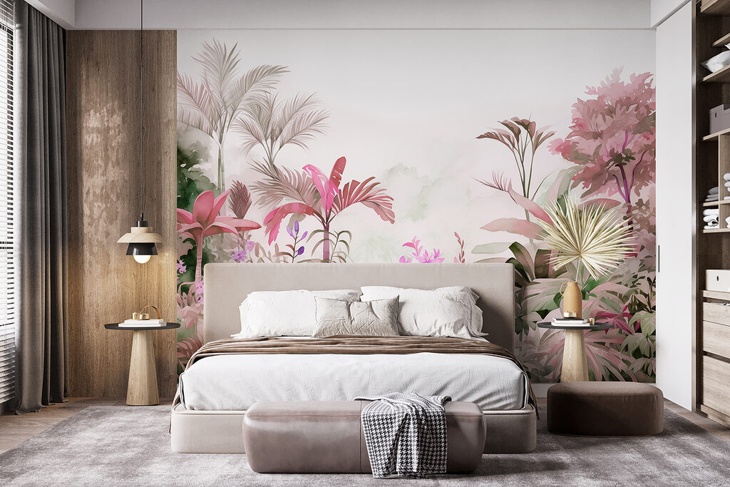 Painting of plants and flowers
