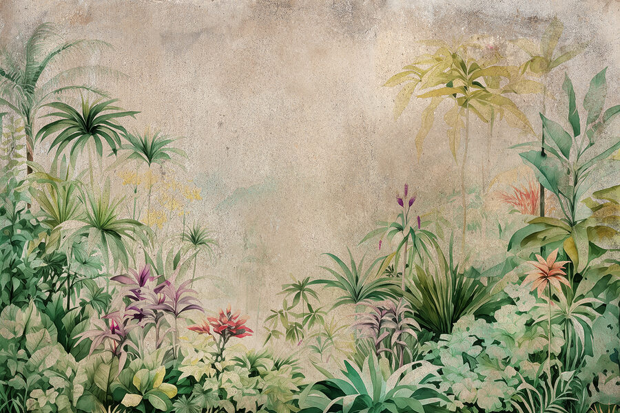 Planten en bloemen schilderen