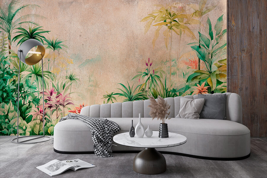 Planten en bloemen schilderen