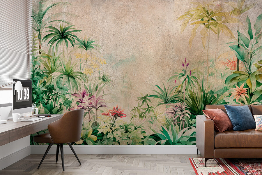 Planten en bloemen schilderen