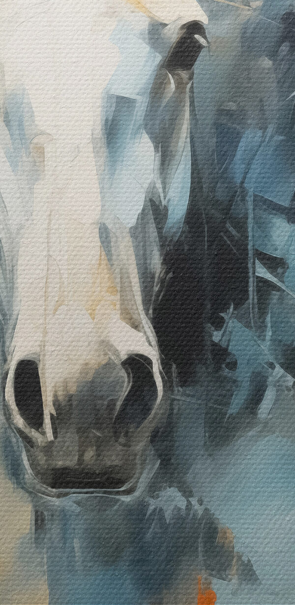 Schilderij van twee paarden Schilderij van twee paarden