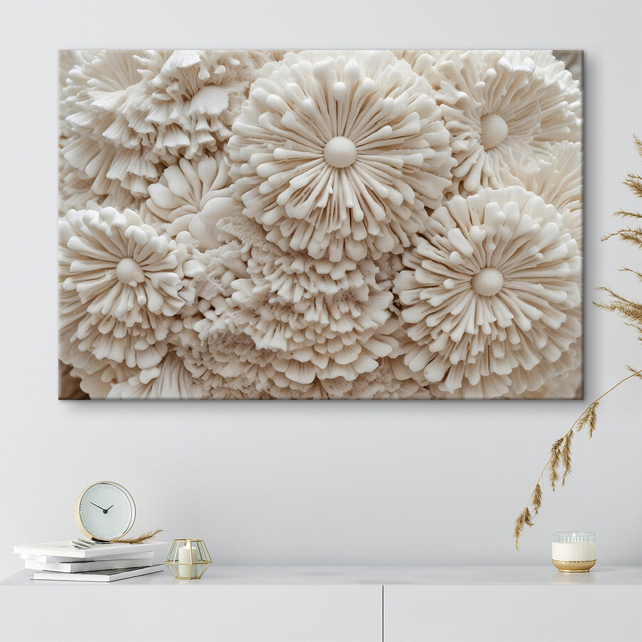 Groep witte bloemen