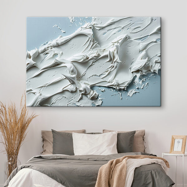 Witte verf op een oppervlak Witte verf op een oppervlak