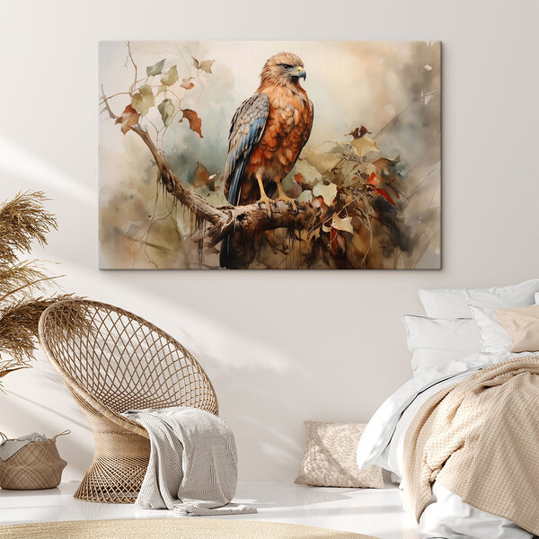 Vogel zittend op een tak Vogel zittend op een tak