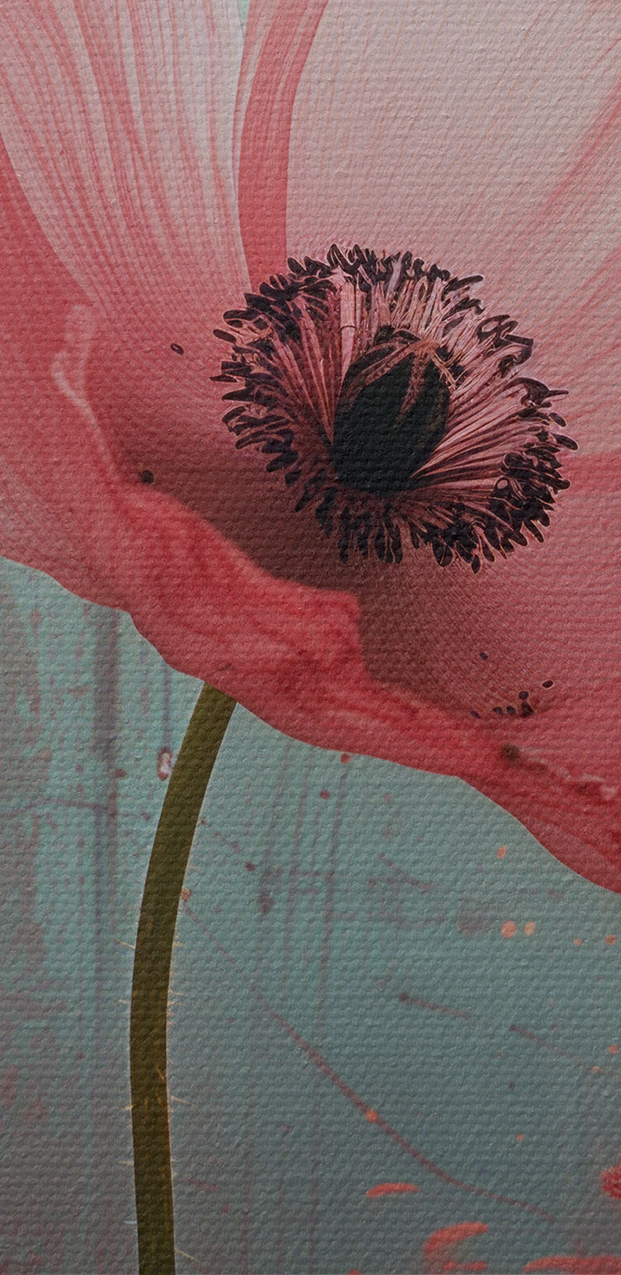 Roze bloemen in een veld