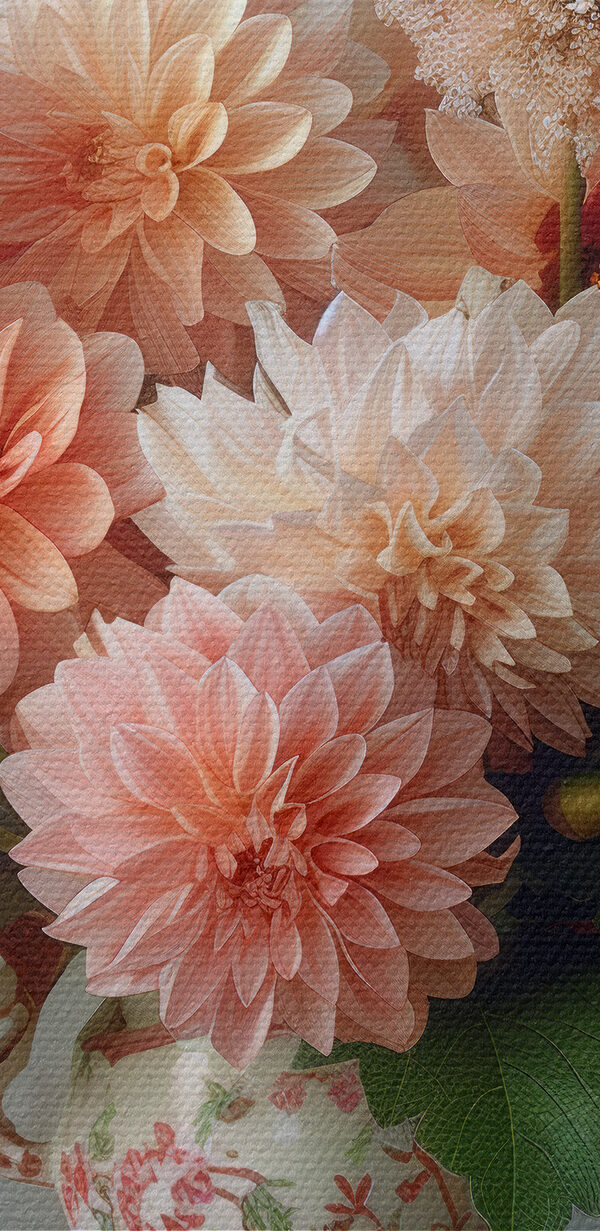 Vaas met bloemen erin Vaas met bloemen erin