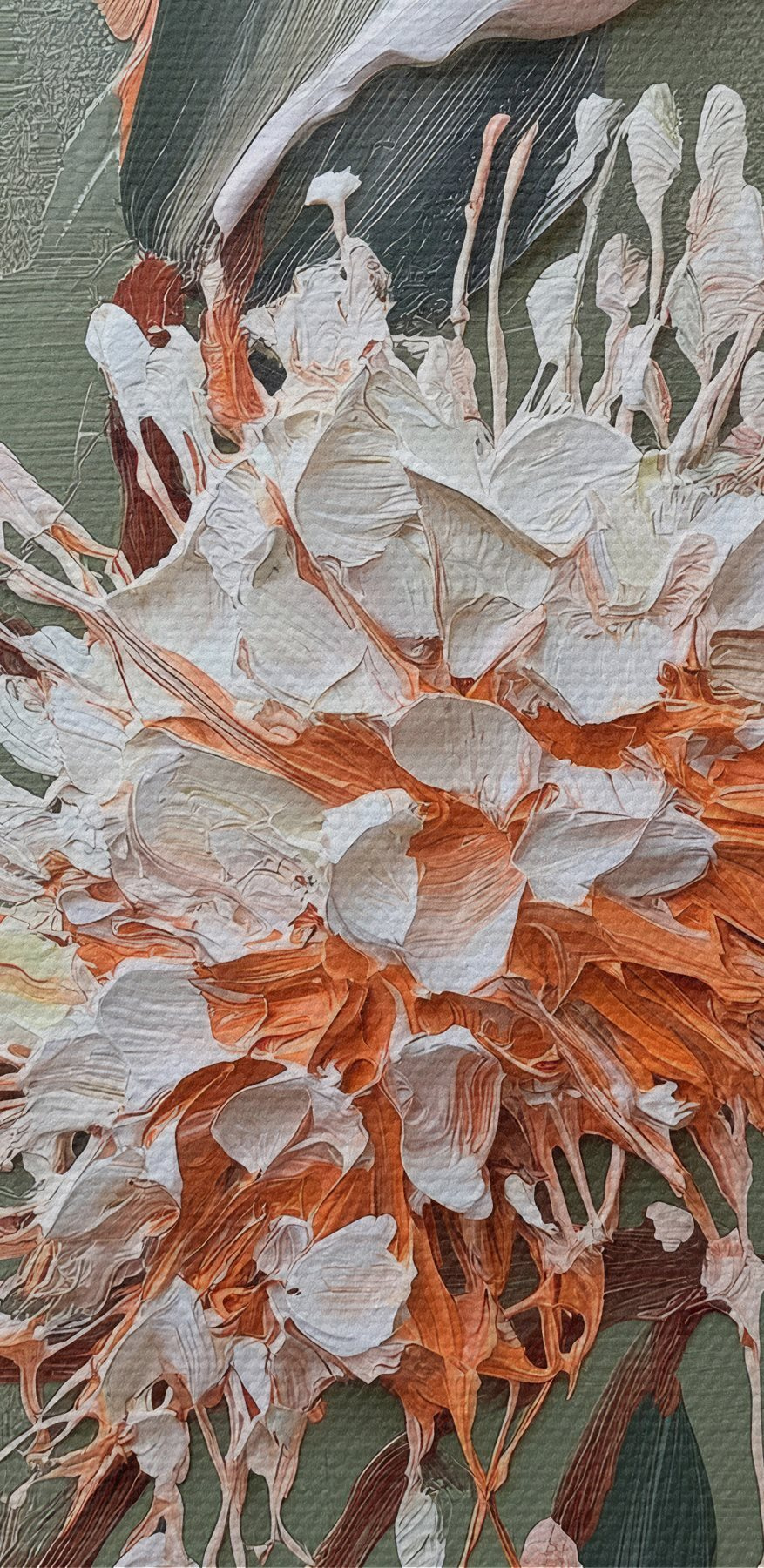 Schilderij van een bloem