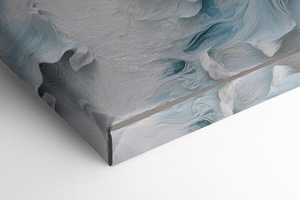 Oppervlak met witte en blauwe structuur Oppervlak met witte en blauwe structuur