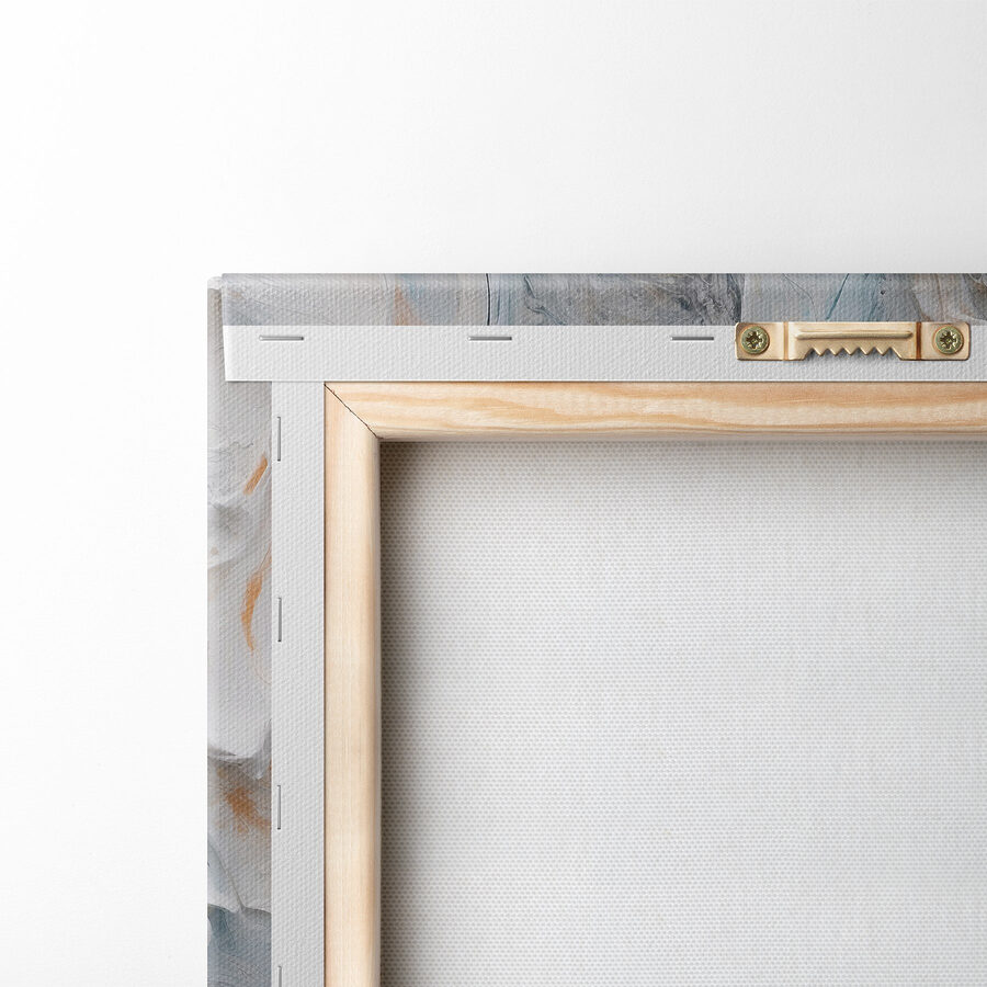 Oppervlak met witte en blauwe structuur