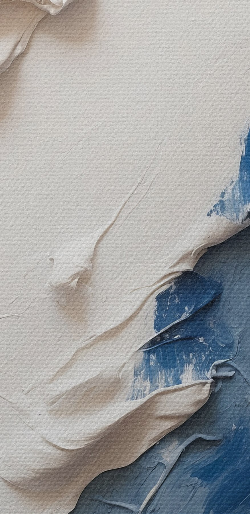 Close-up van een schilderij