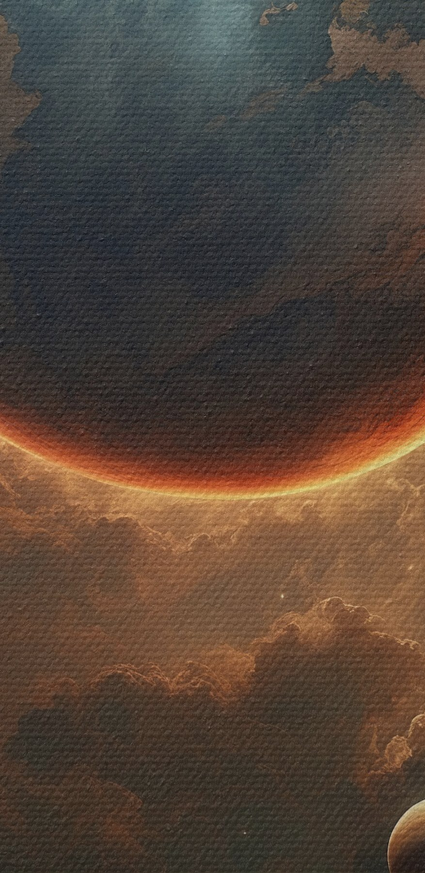 Planeet in de lucht