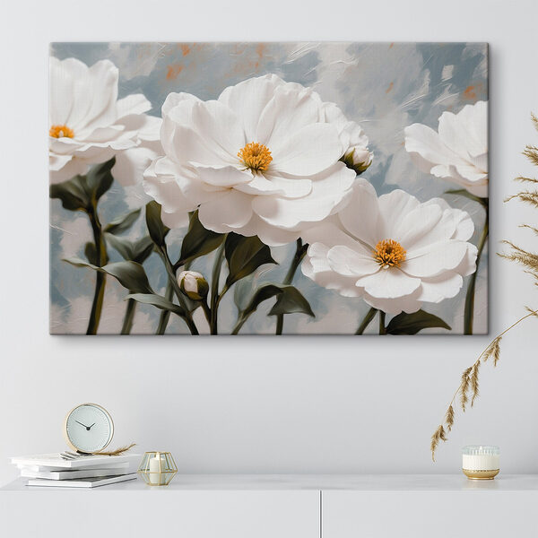 Groep witte bloemen Groep witte bloemen