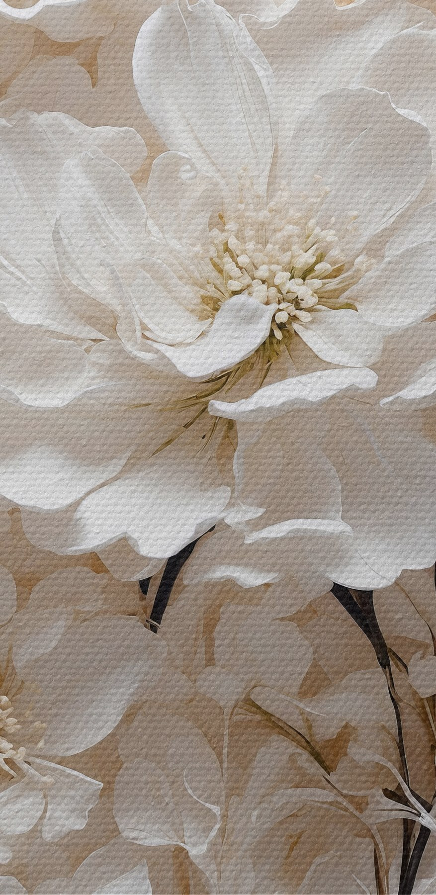 Groep witte bloemen