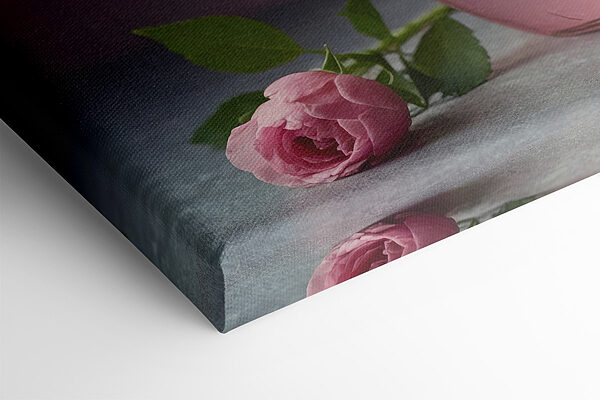 Vaas met roze bloemen Vaas met roze bloemen