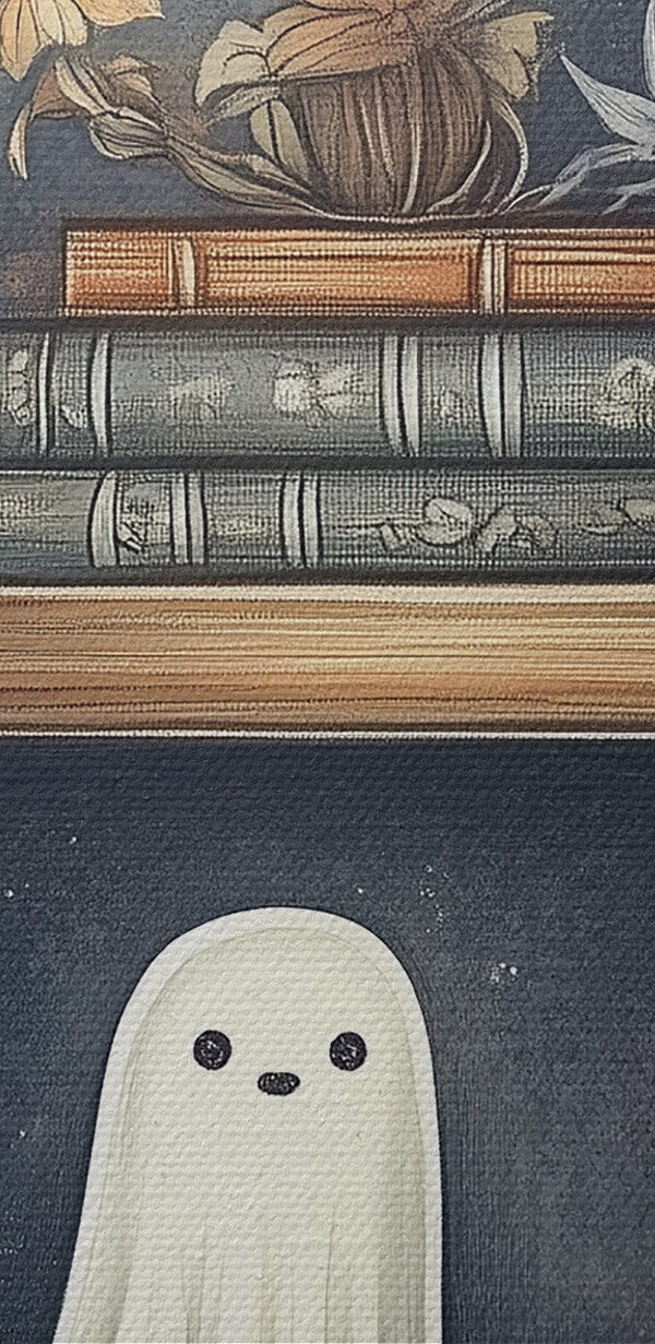 Boekenkast met spoken en boeken Boekenkast met spoken en boeken