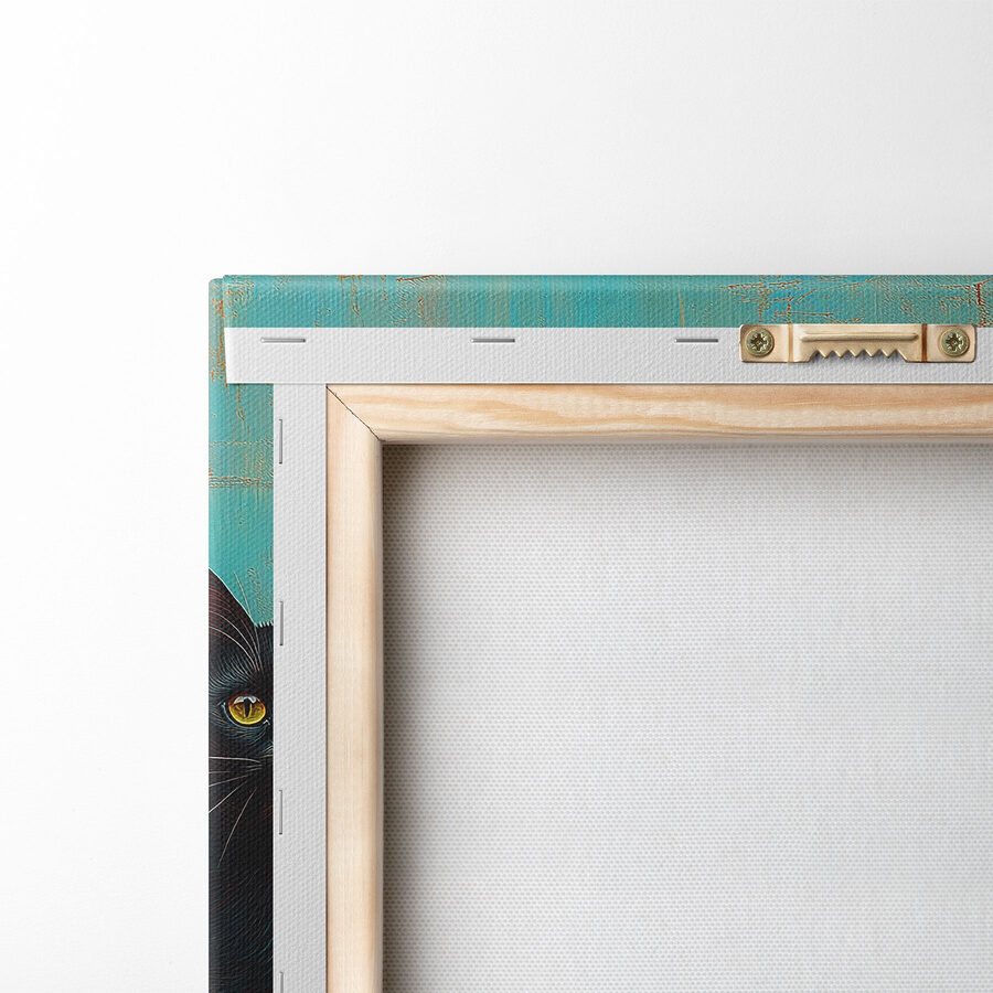 Groep katten zittend op een muur