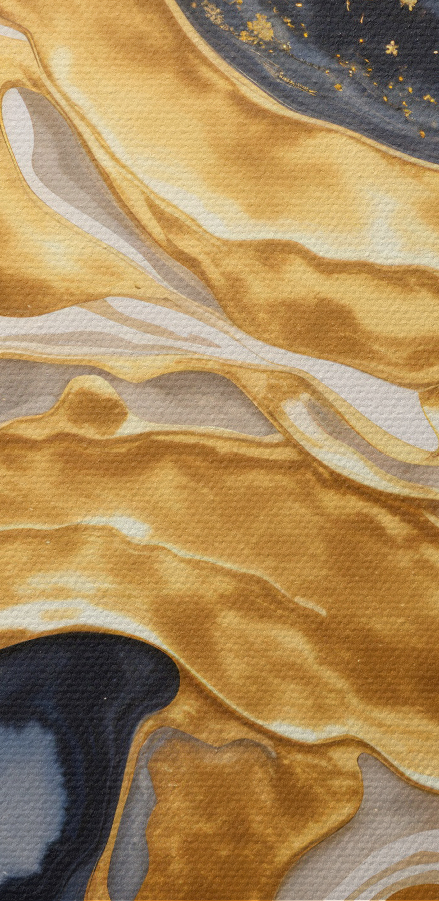 Close-up van een schilderij
