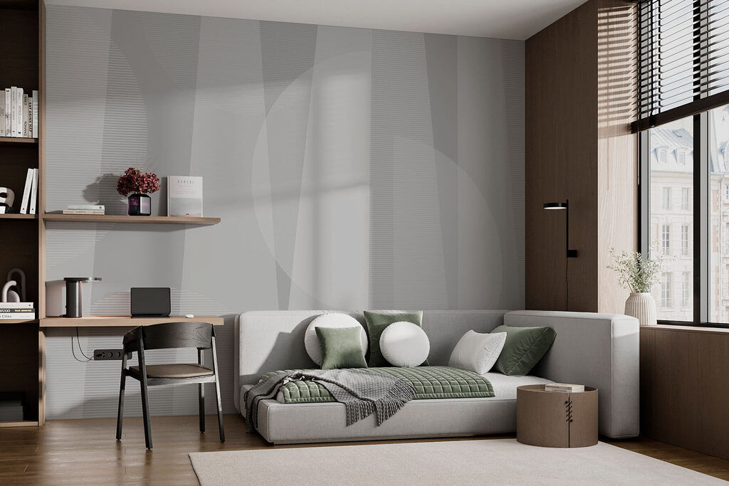 Grey and white background