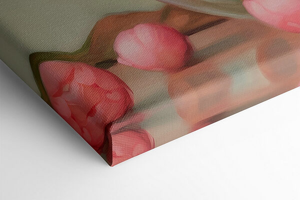 Vaas met roze bloemen Vaas met roze bloemen