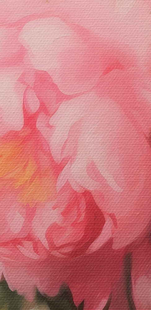Vaas met roze bloemen Vaas met roze bloemen