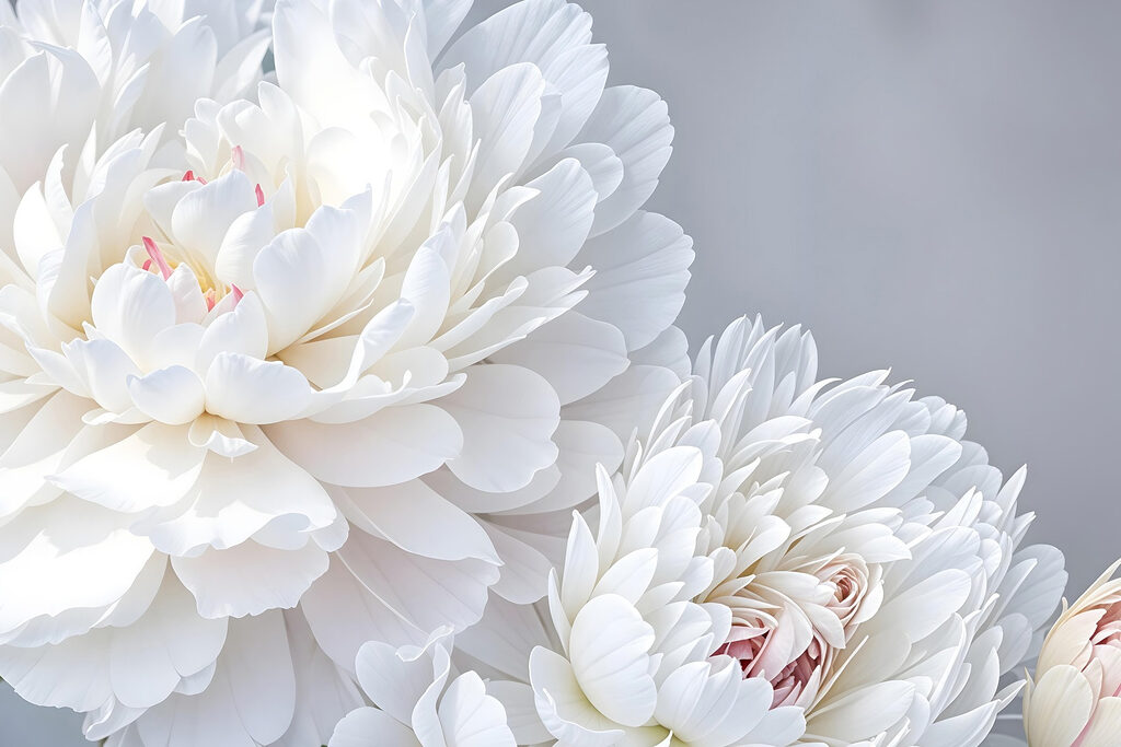 Close up of white flowers Close up of white flowers