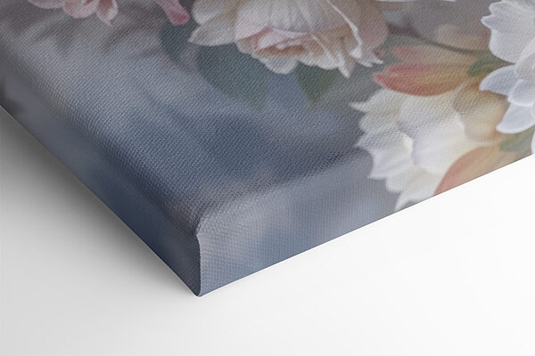 Groep witte en roze rozen Groep witte en roze rozen