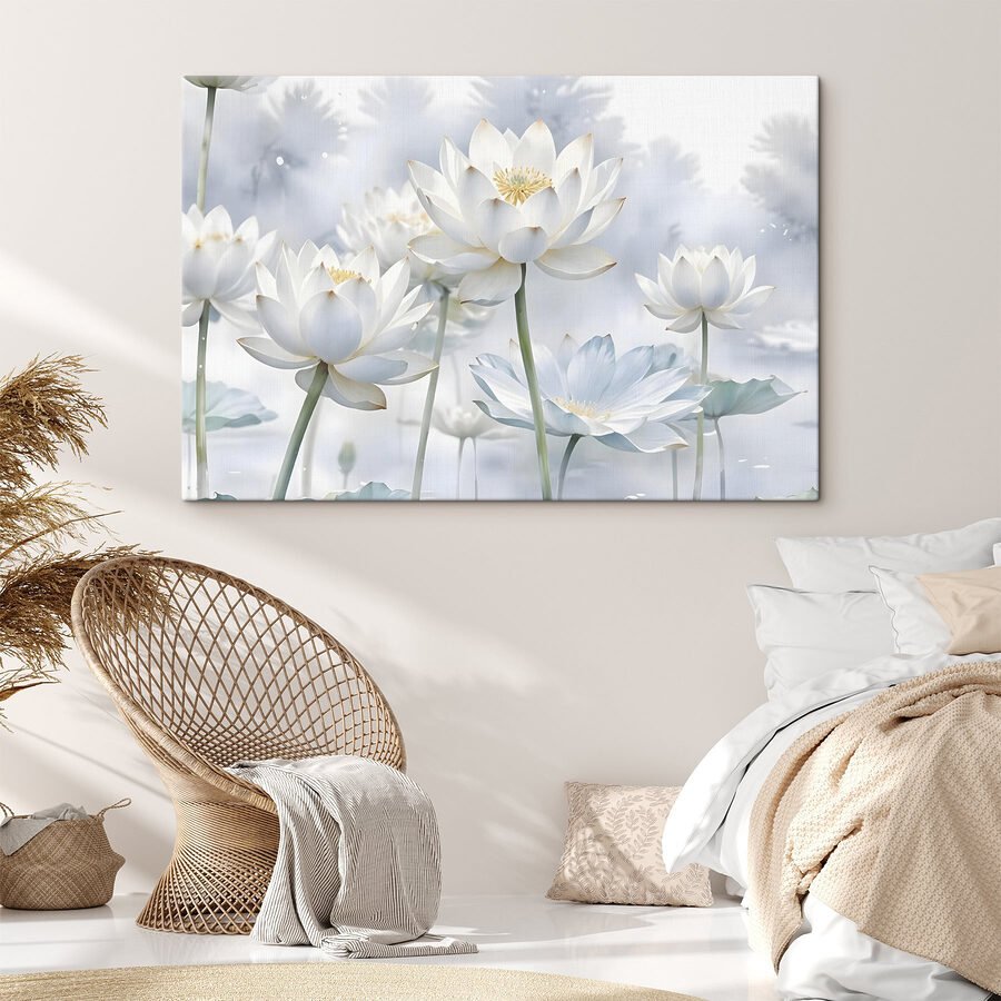 Groep witte bloemen Groep witte bloemen