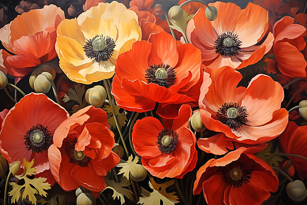 Close-up van bloemen Close-up van bloemen