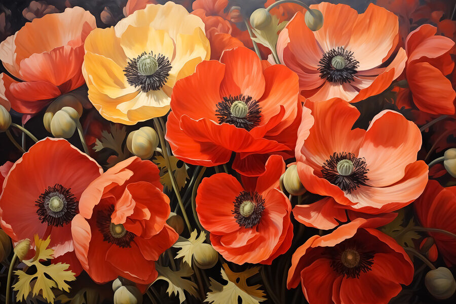 Close-up van bloemen