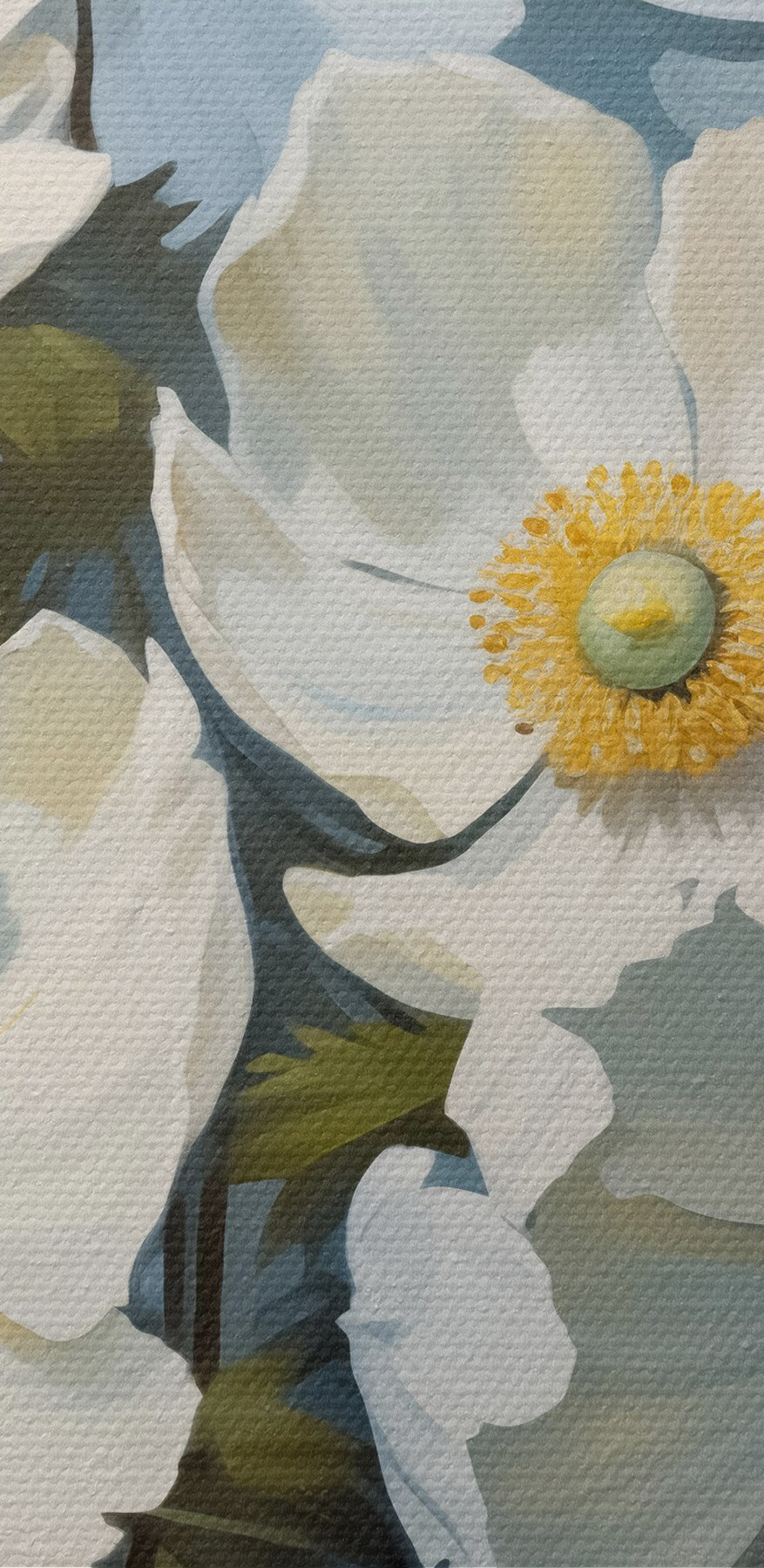 Groep witte bloemen