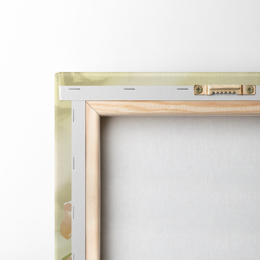 Canvas Schilderijen Taart met bloemen erop - Afbeelding 5